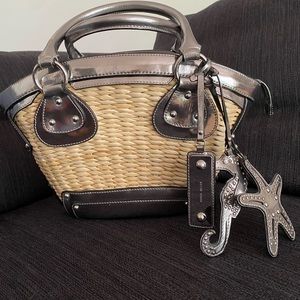 Karen Millen vintage chic basket hand bag